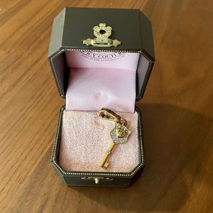 Juicy Couture Y2K Pave Key Charm